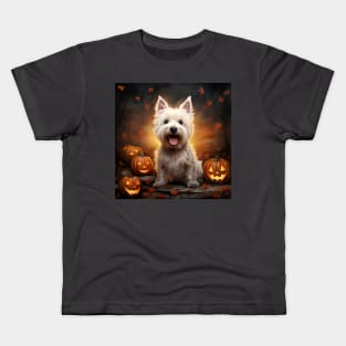 West Highland White Terrier Halloween Kids T-Shirt